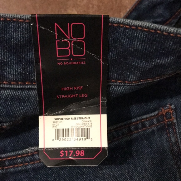NWT Juniors NOBO Distressed Jeans - Picture 8 of 8